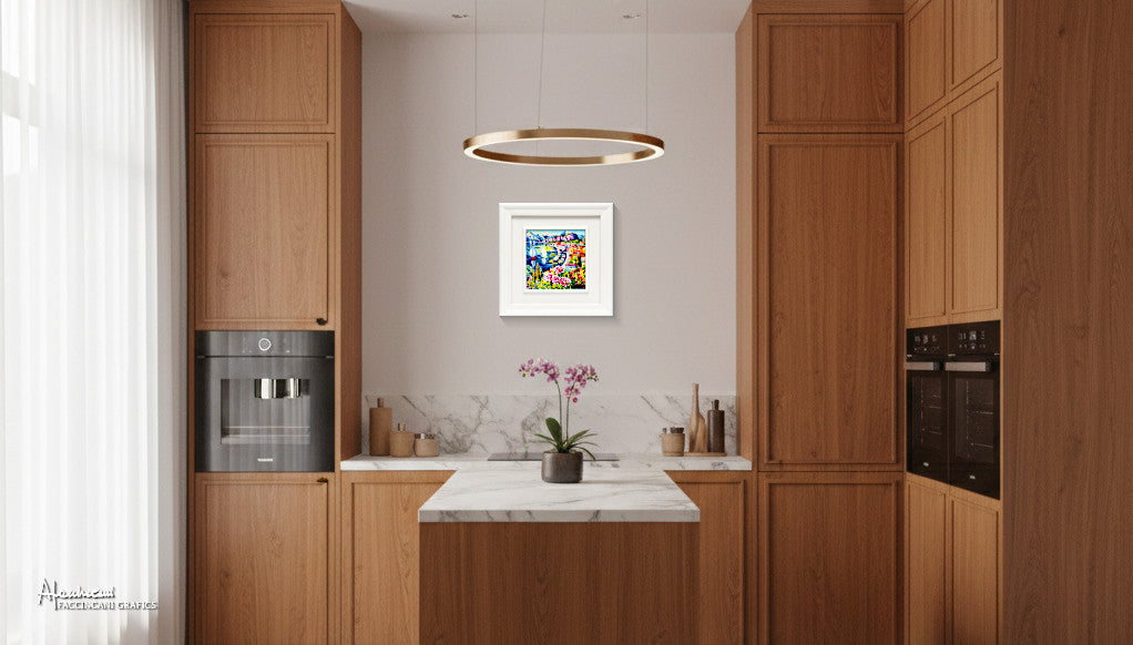 Il vento leggero del lago - Serigrafia di Athos Faccincani