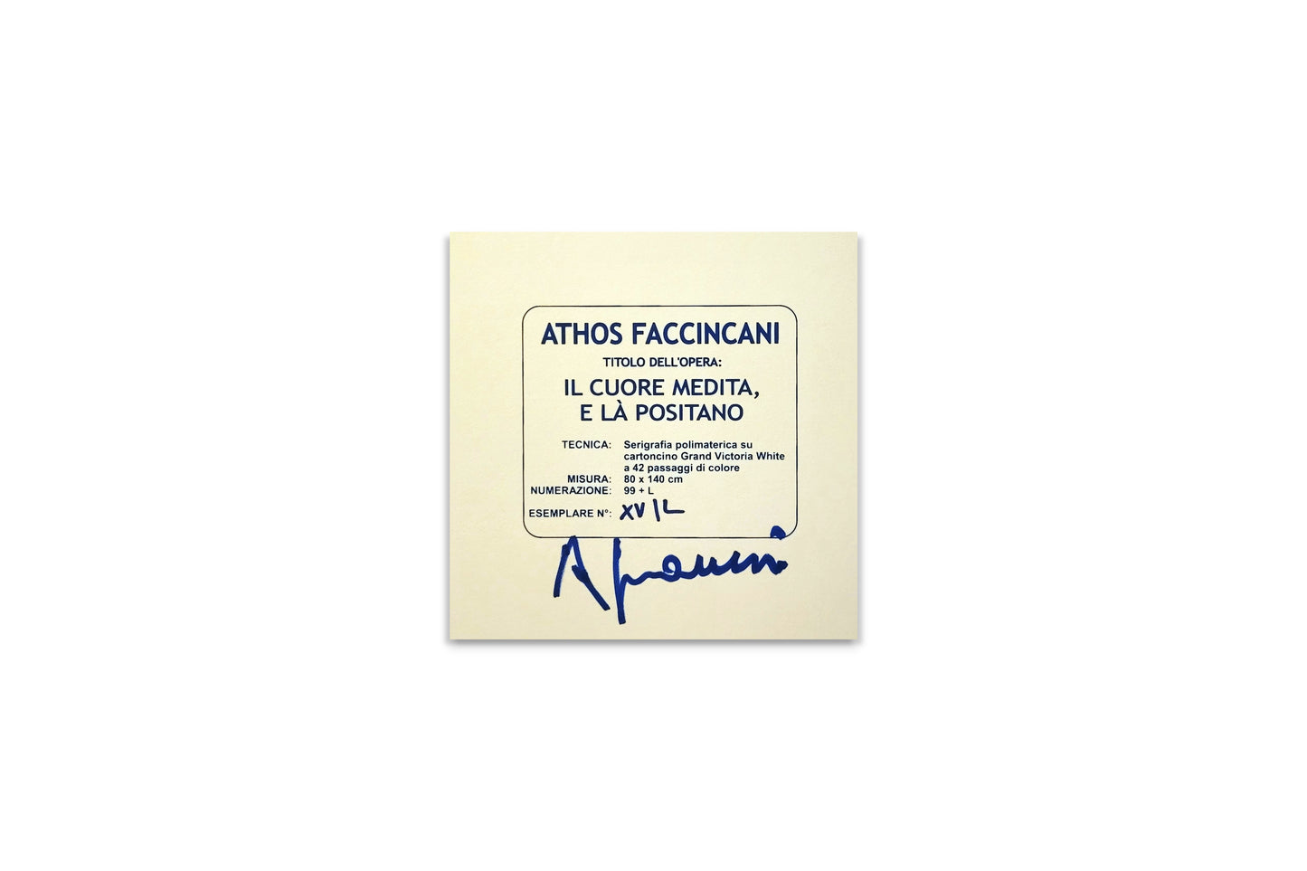 Faccincani Grafics - Serigrafie e Grafiche - Athos Faccincani - Positano