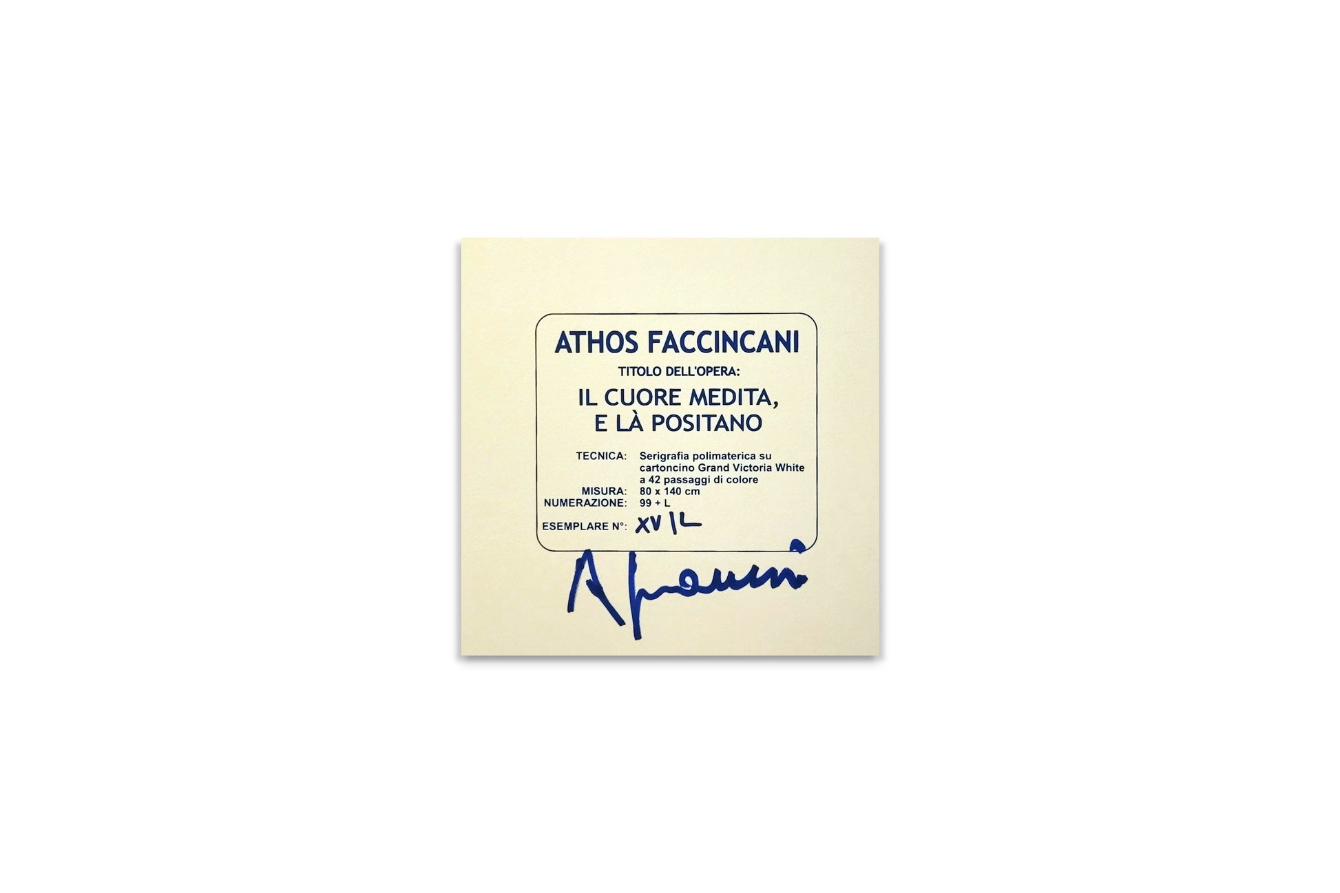Faccincani Grafics - Serigrafie e Grafiche - Athos Faccincani - Positano
