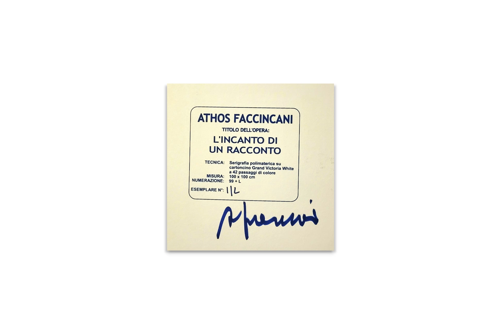 Faccincani Grafics - Serigrafie e Grafiche - Athos Faccincani - Portofino