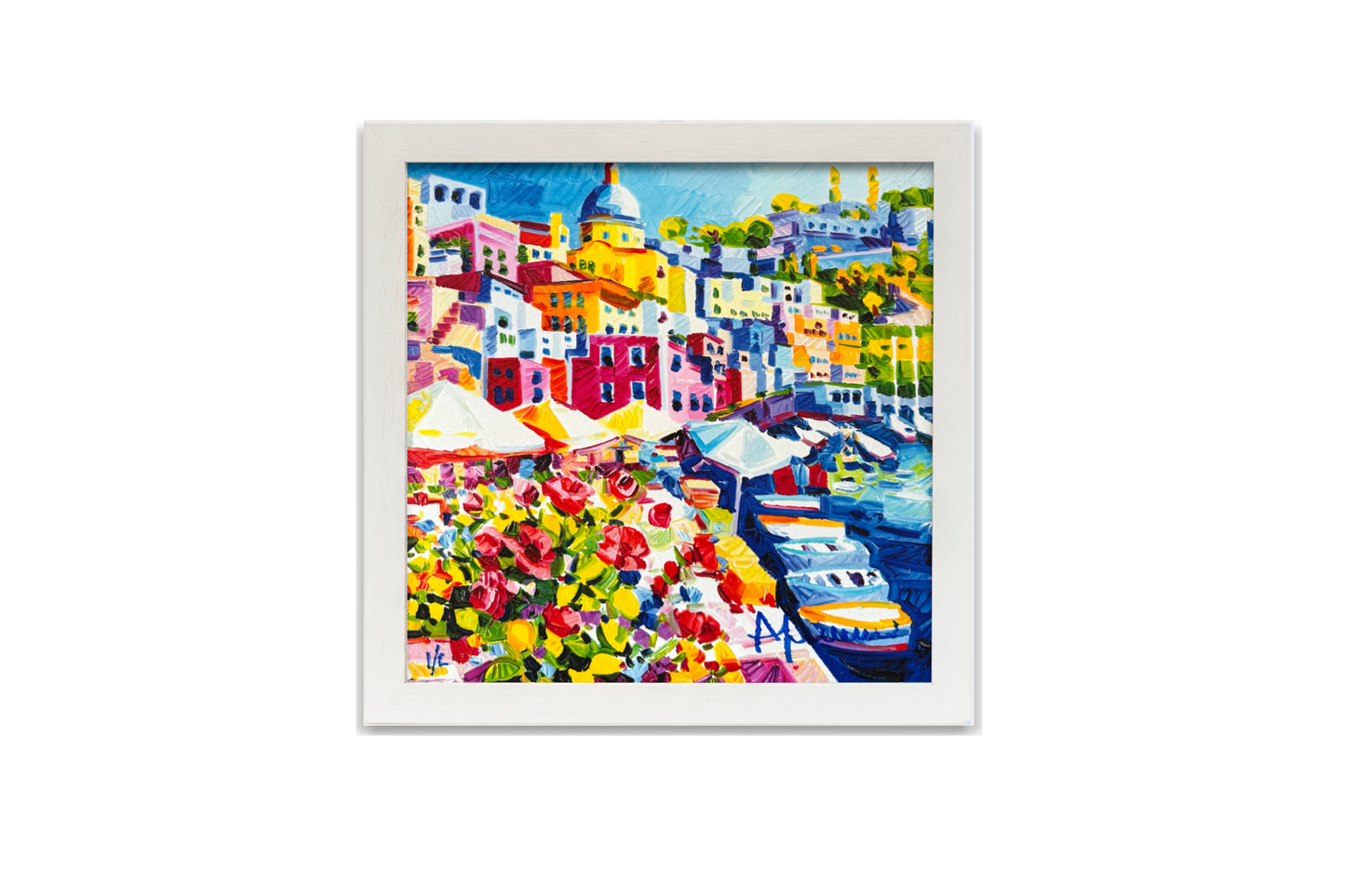Un'istante di bellezza a Procida - Serigrafia di Athos Faccincani
